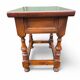 Vintage dark wood bedside table