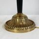 Golden brass lamp, empire style - early twentieth century