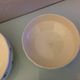 Suite of five salad bowls decor Claudius des faienceries de Badonviller, 50/60
