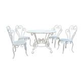 Metal garden furniture