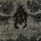 Gray & Black Oriental Vintage Rug, 220x317Cm