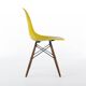 Yellow Pair (2) Herman Miller Original Eames DSW Side Shell Chairs
