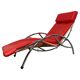 Fauteuil lounge rouge du milieu du siècle