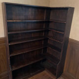 Art Deco corner bookcase