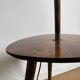 lampadaire vintage avec tablette et pied tripode