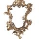 Espejo cornucopia de bronce francés primera mitad siglo XX