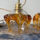 Set of two Austrian glass handhelds