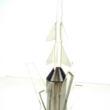Lampe space age Raketen années 60