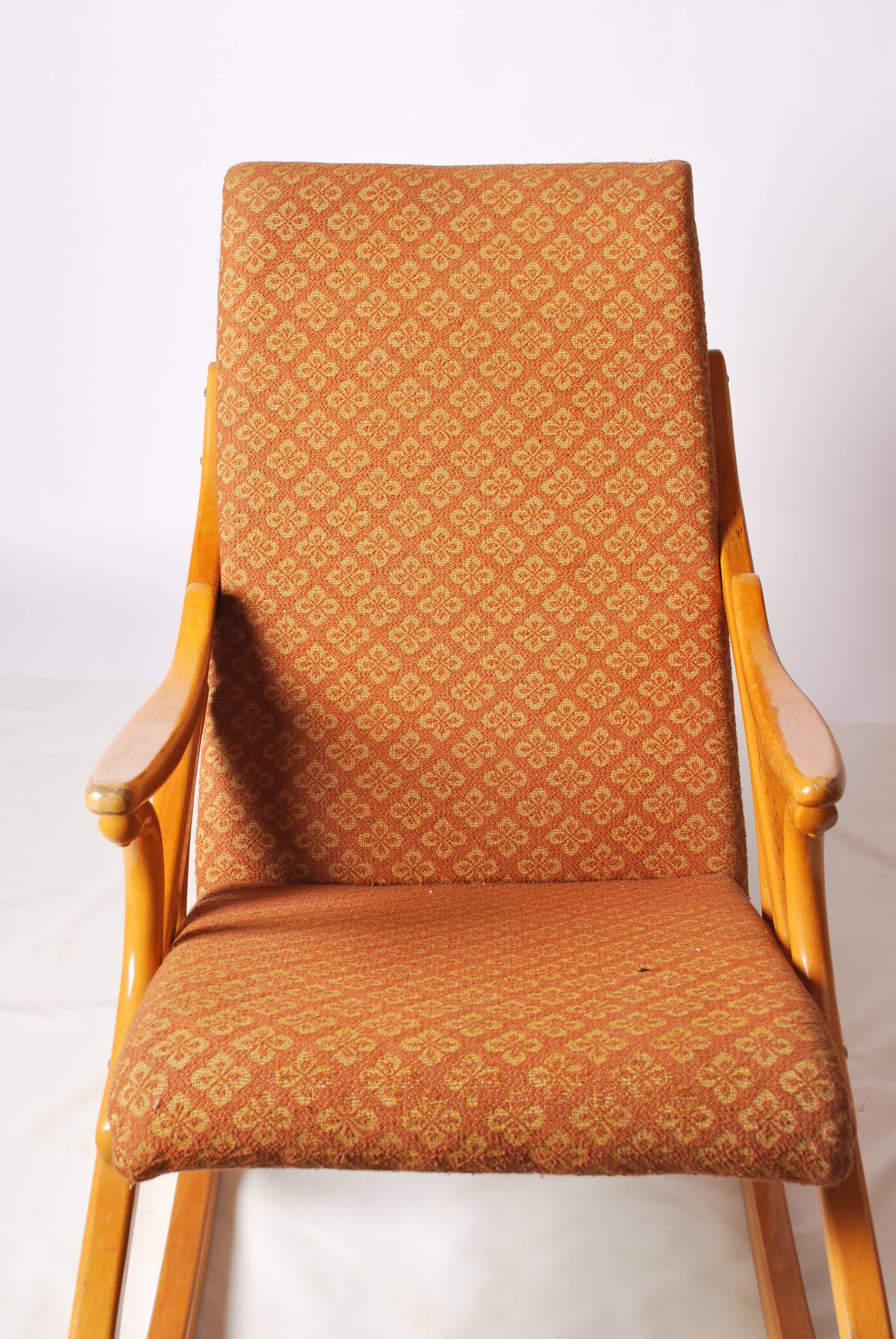 Bentwood rocking chair from Ton, 1960s, Czecoslovakia