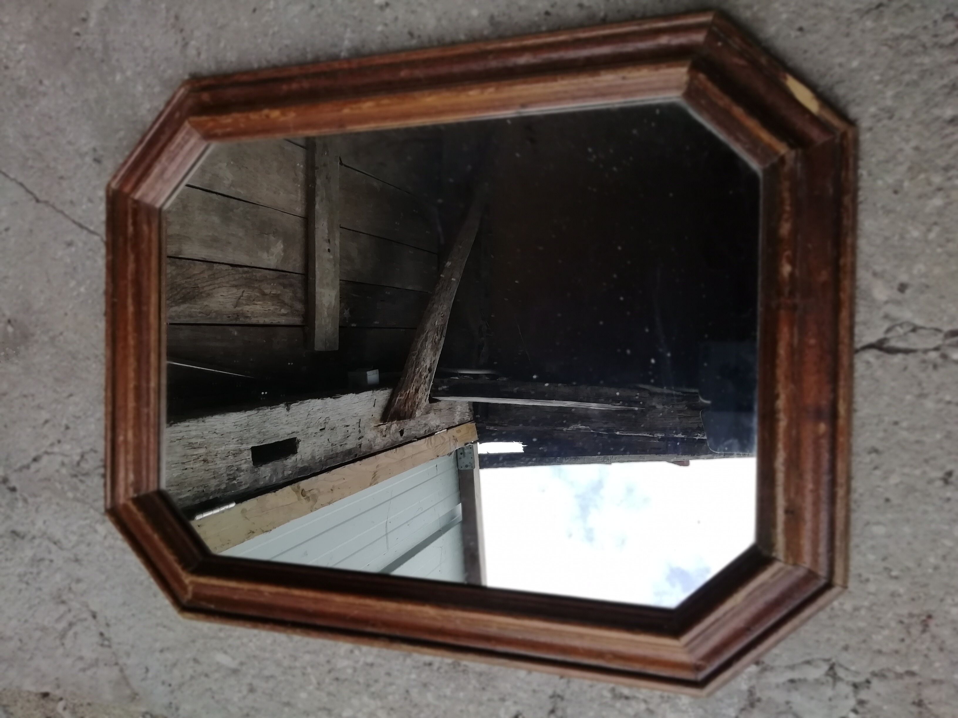 Old Mirror 50s - 40x20cm