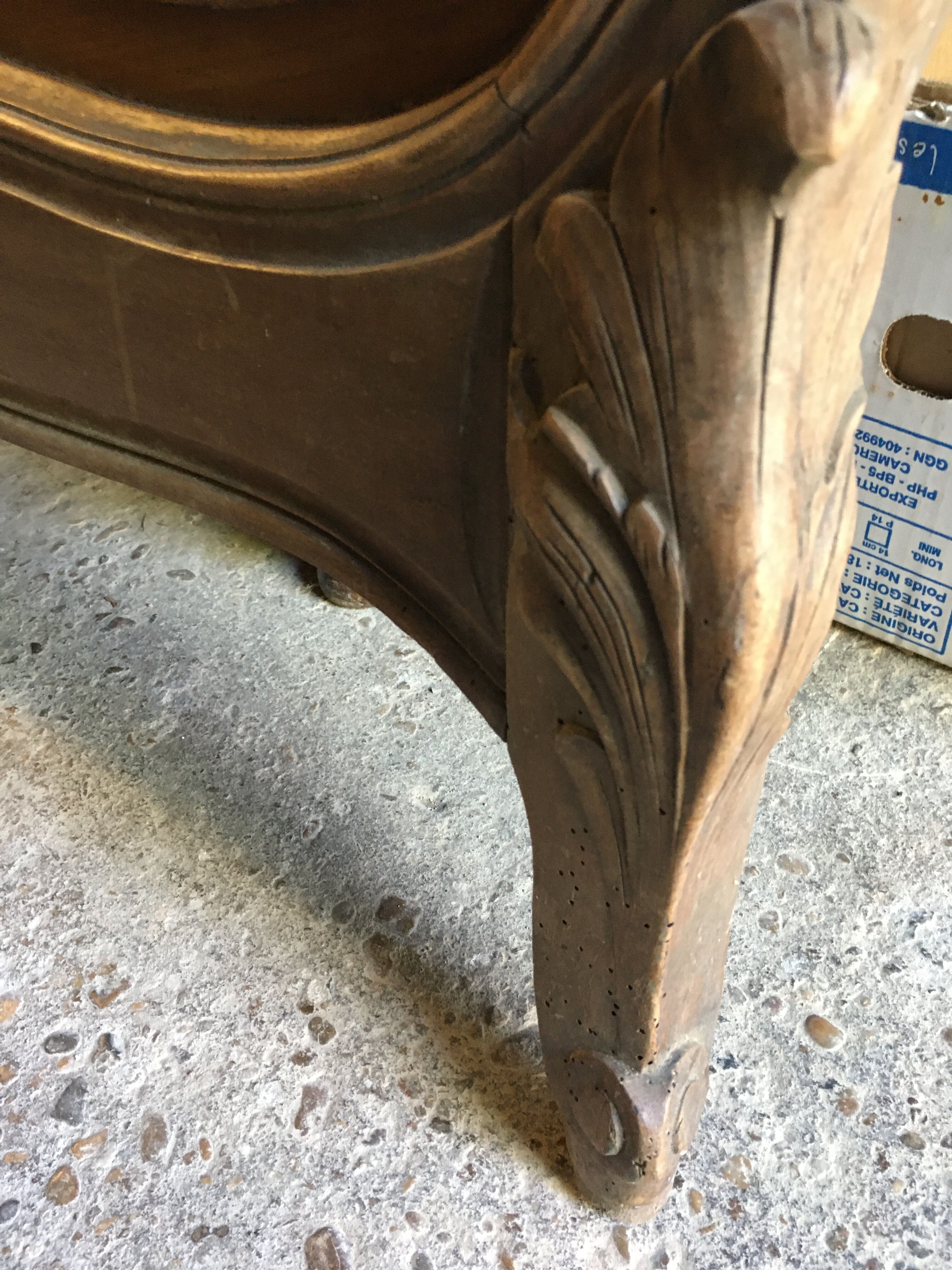 Carved wooden headboard 147X87