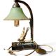 Lampe Art déco Marbre / régule