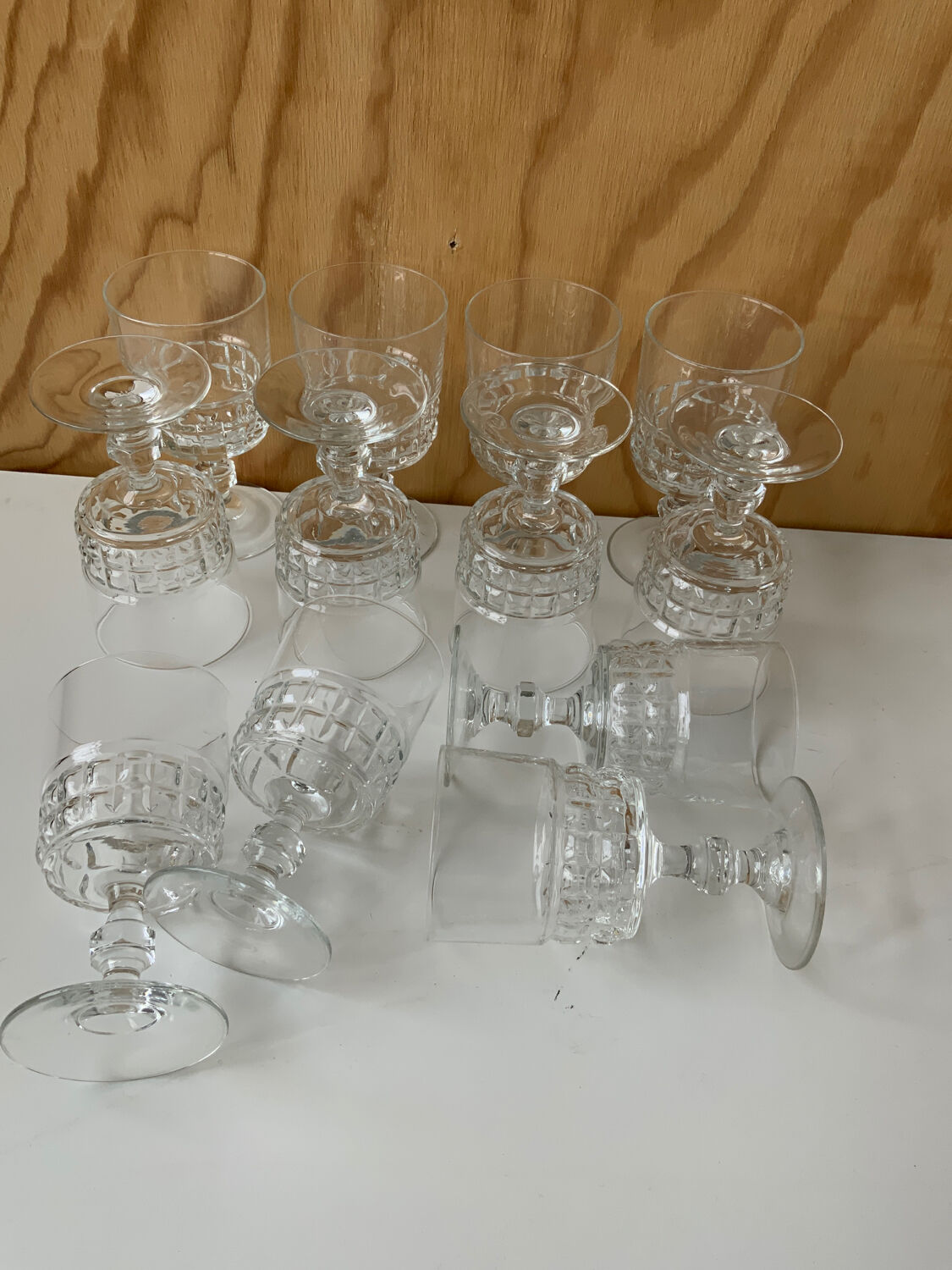 Stemmed glasses