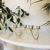 Danish chandelier in silver metal signed