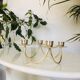 Danish chandelier in silver metal signed