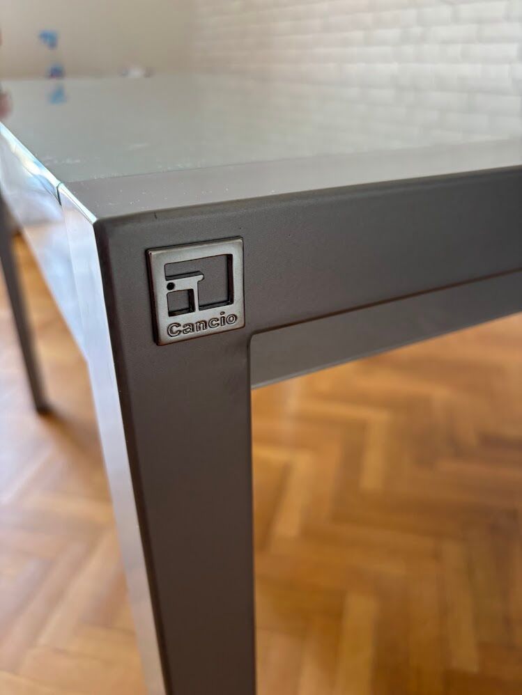 Table extensible en verre Cancio modèle concept