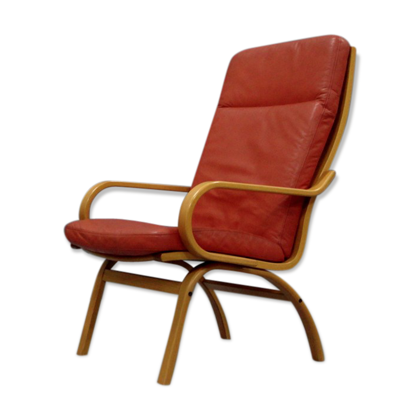 1970 leather armchair