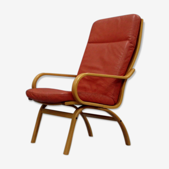 1970 leather armchair