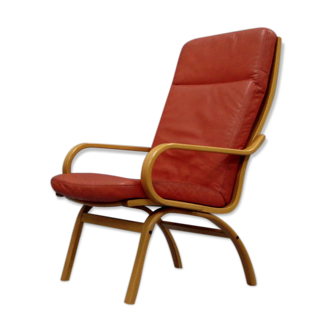 1970 leather armchair