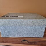 Set of 6 Daum crystal wine glasses, Orval model - 11cm - in a gift box