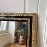 Large old golden mirror
