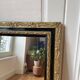 Large old golden mirror