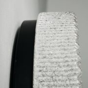Wall light in metal and plastic