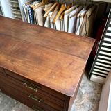 Commode anglaise Hobbs & Co 4 tiroirs en bois foncé