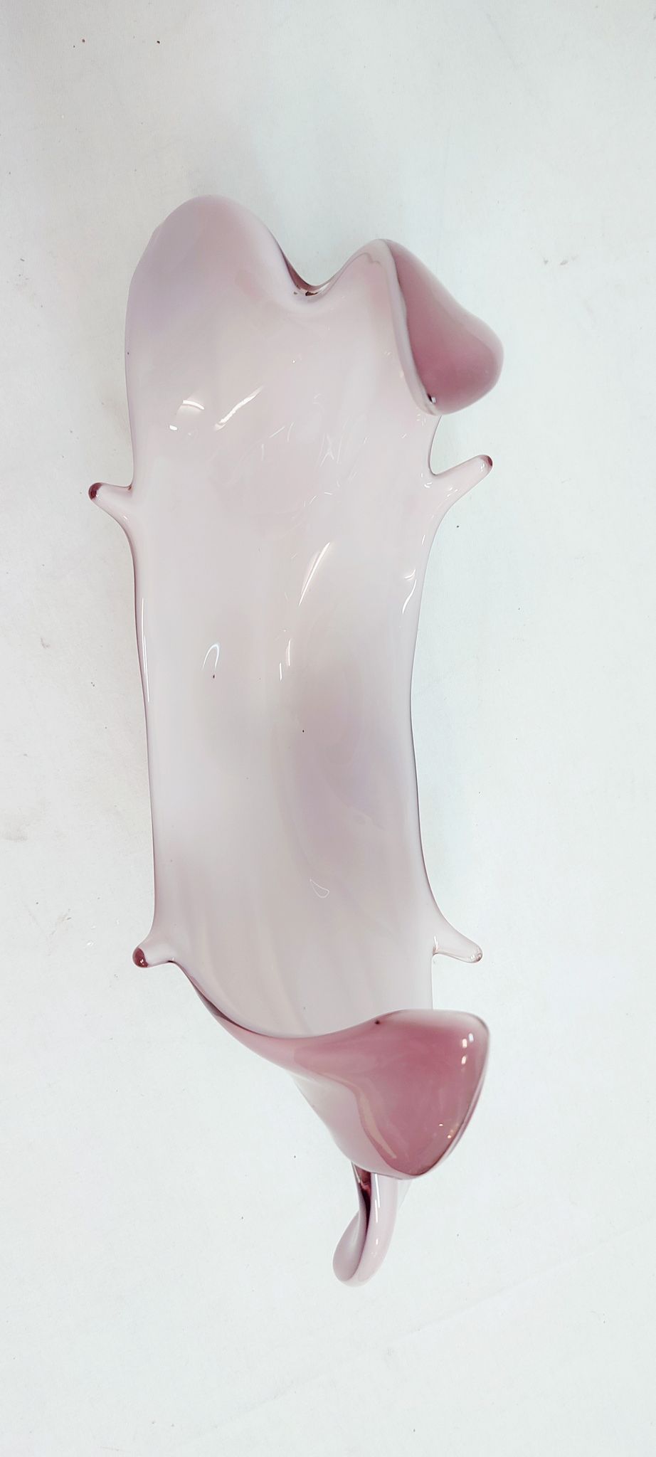 Centre de table en verre de Murano, Italie, années 1980.