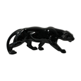 Black ceramic tiger art deco style