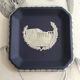 Cup Biscuit Bleu Marine Jasper Wedgwood De Beers Charters Navy Blue