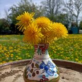 Small colorful vase
