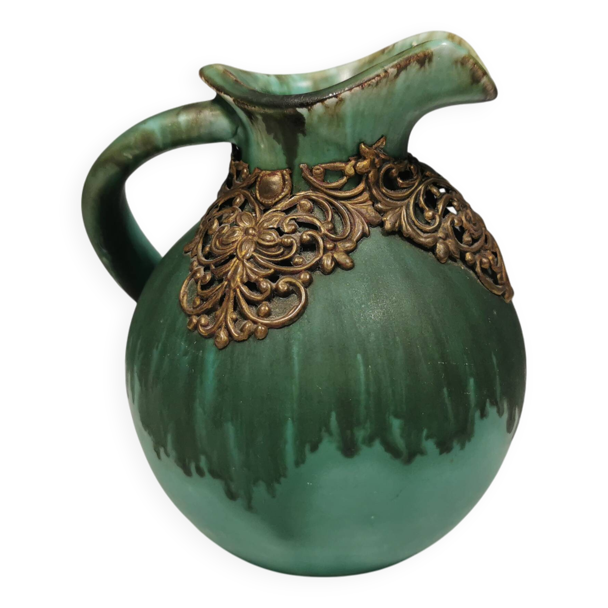 Ceramic jug/vase, designed by Jens Christian Jensen Denmark 1930s (CJ)