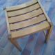 Tabouret bois clair miel