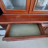 English display cabinet in mahogany
