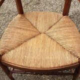 Straw armchair