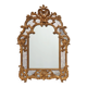 Rococo style gilt mirror with marbled glass border by Deknudt, Belgium, 197