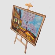 Robert morlhon (mo.ro) – huile sur toile originale de 1973 – provence
