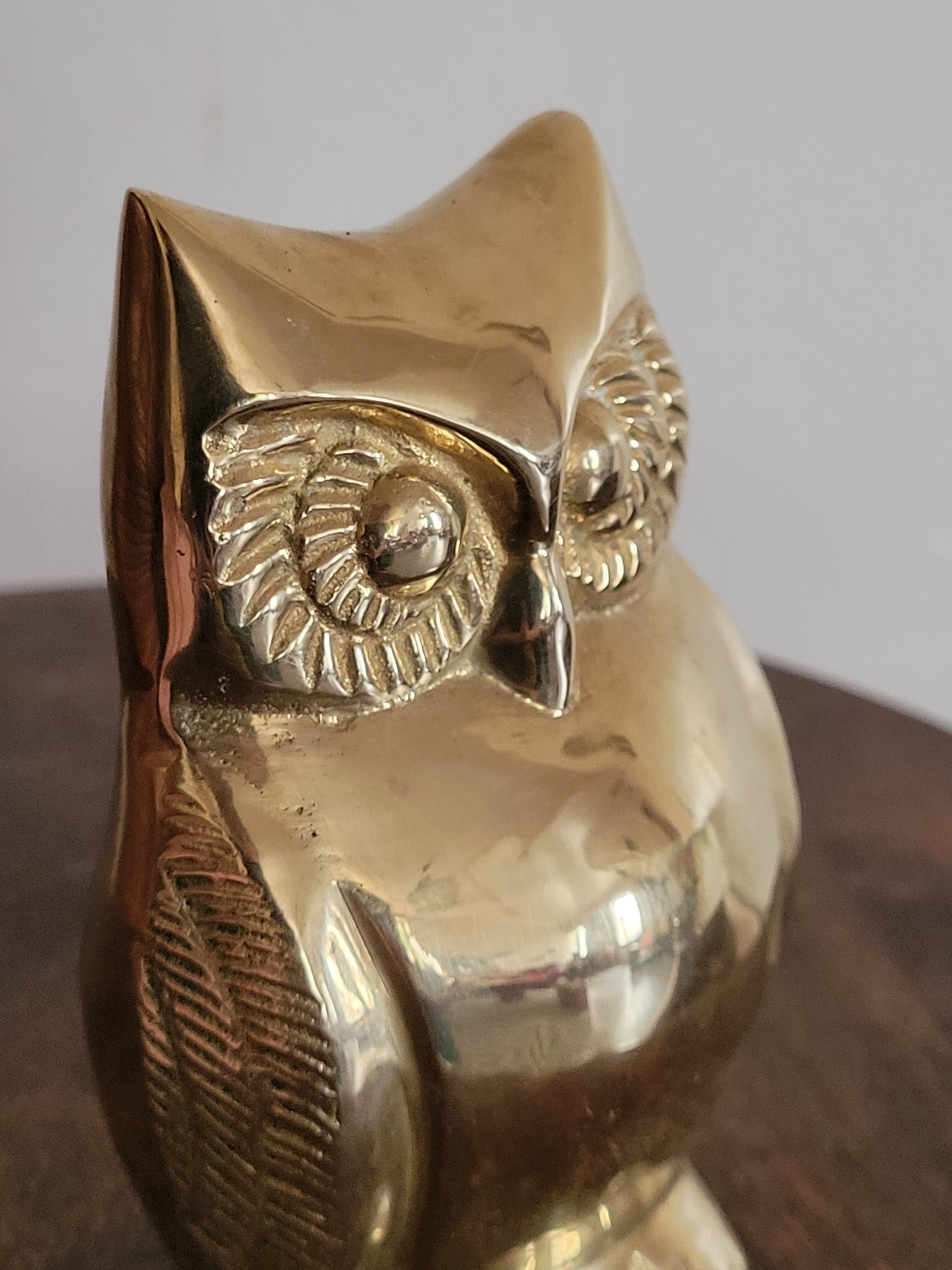 Brass owl