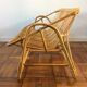 Bench and 2 rattan chairs