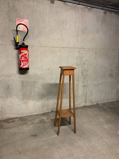 Sellette Vintage Art Déco en Bois