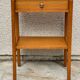 vintage geometric bedside cabinet