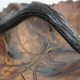 Ruef maple leaf wooden basket