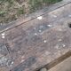 Old solid oak carpenter's workbench