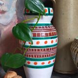 Vintage ceramic vase A. Fazio Vallauris 50s