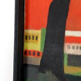 Painting 'Aftenrode' - mid century modern / 70's abstract