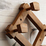 Beech wall coat rack