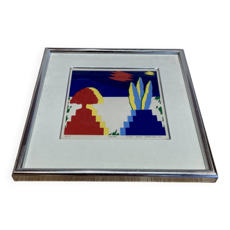 Lithograph "BENT KARL JAKOBSEN".