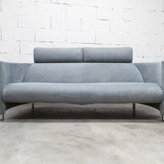 Canapé "Negresco" Design Bernard Massot Pour Neology France Velour moiré