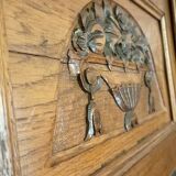 2-door old mirror cabinet